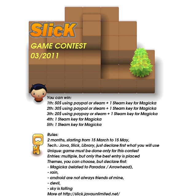 Slick2d Contest Poster